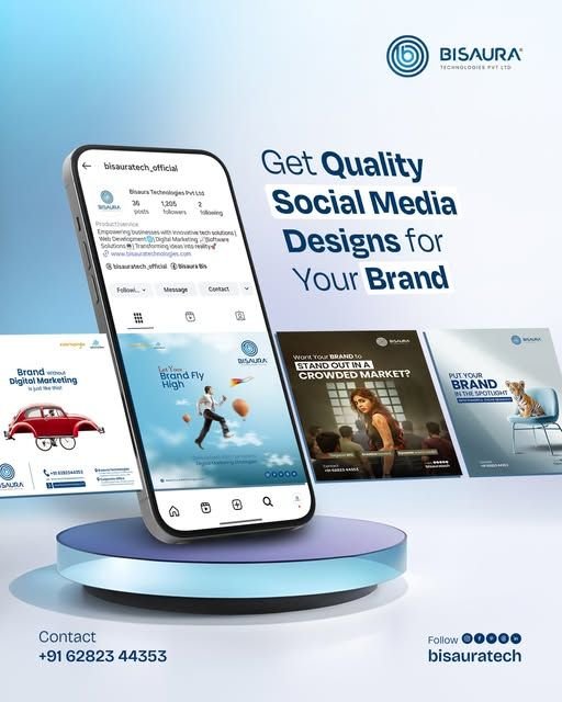 at bisaura technologies, we provide complete social media support tailored to your business needs